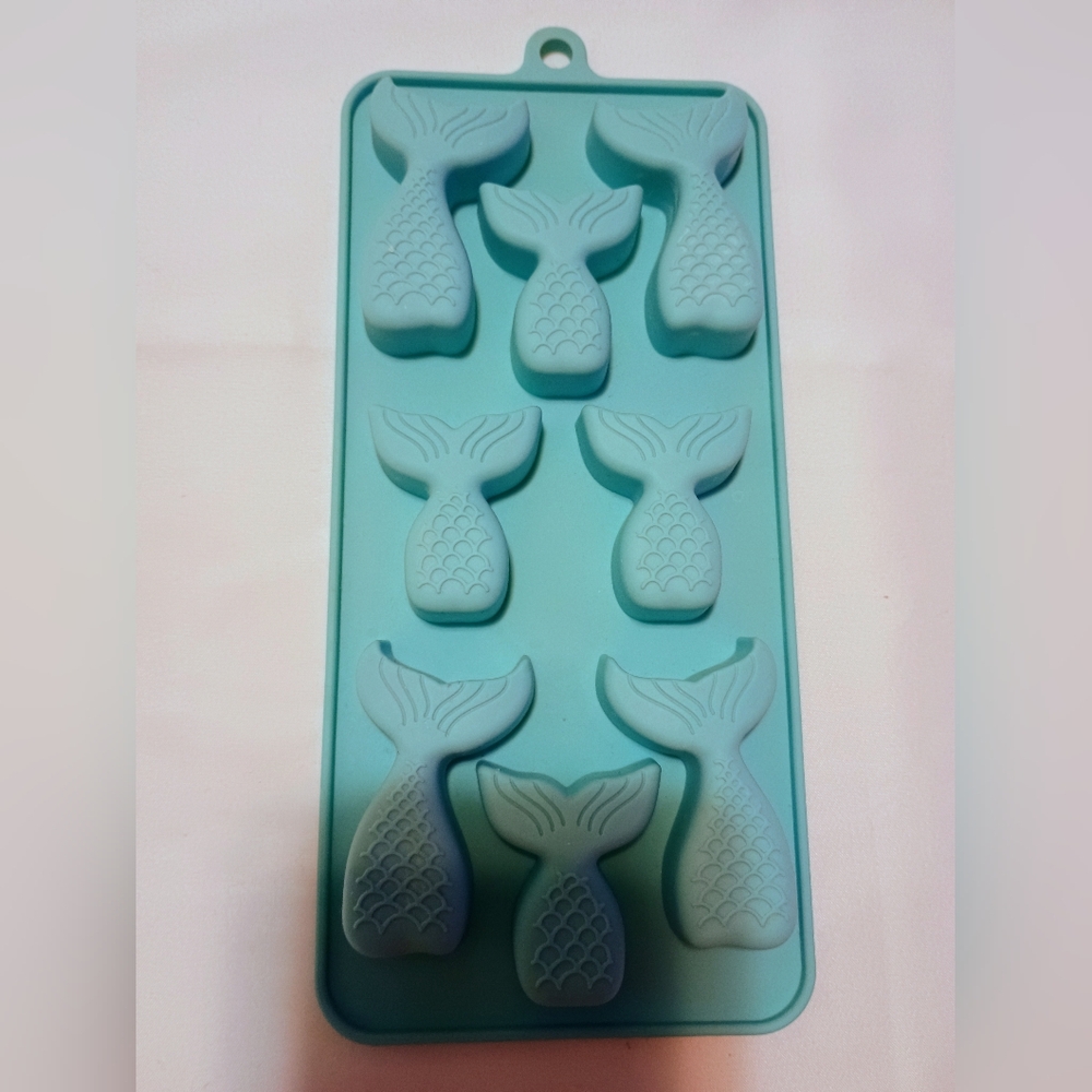 Mermaid Tail Silicone Mold - Blue